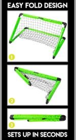 Franklin Sports Mini Soccer Goal with Ball and Pump - Image 6