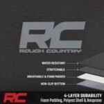 Rough Country Neoprene Front & Rear Seat Covers for Ford F-150, Lightning, F-250 & F-350 (2015-2026) Crew Cab w/Front Bucket Seats & Rear 60/40 Split - Image 8