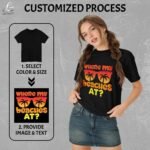 Personalized Custom T Shirts | Heavyweight Cotton Tees Men Women | Upload Photo Text Logo for Family Reunion Gifts - Image 4