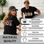 Personalized Custom T Shirts | Heavyweight Cotton Tees Men Women | Upload Photo Text Logo for Family Reunion Gifts - Image 7