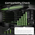 acer GPU Support Bracket, GPU Stand with Magnet Non-Slip Base, (S, 25-50mm) | Adjustable Graphics Card Holder, Video Card Sag Holder Bracket Fits Most Cases, Tool-Free GPU Brace - Image 7