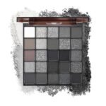 25Colors Smoky Eyeshadow Palette,Matte Shimmer Glitter Day Goth Eye Shadow | Black Silver White Eyeshadow Palette Sparkling Metallic Eye Shades Easy Blendable Makeup Kit for Everyday To Dramatic Looks - Image 2