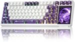 Aula L99 Wireless Mechanical Keyboard with Smart Touch Screen,Tri-Mode Hot Swappable Custom Gaming Keyboard,RGB Backlit,PBT Keycap,Gasket Mount Creamy Sounding Computer Keyboards for Office PC,84 Keys - Image 2
