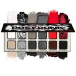 Black Grey Red Eyeshadow Palette Goth Makeup, Cold Silver Smokey Eye Shadow Compact Metallic & Matte Finishes Pigmented Burgundy Brown Cream Eyeshadow for Smokey Punk Bold Dark Vampire Gothic Clown - Image 2