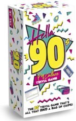 Buffalo Games Hella 90s Pop Culture Trivia Card Game - Brown, Pack of 1, 200 Trivia Cards, Timer - 90s Nostalgia & Hip Hop - Quiz for Adults - Adult Game Night & Music Quiz - Image 2