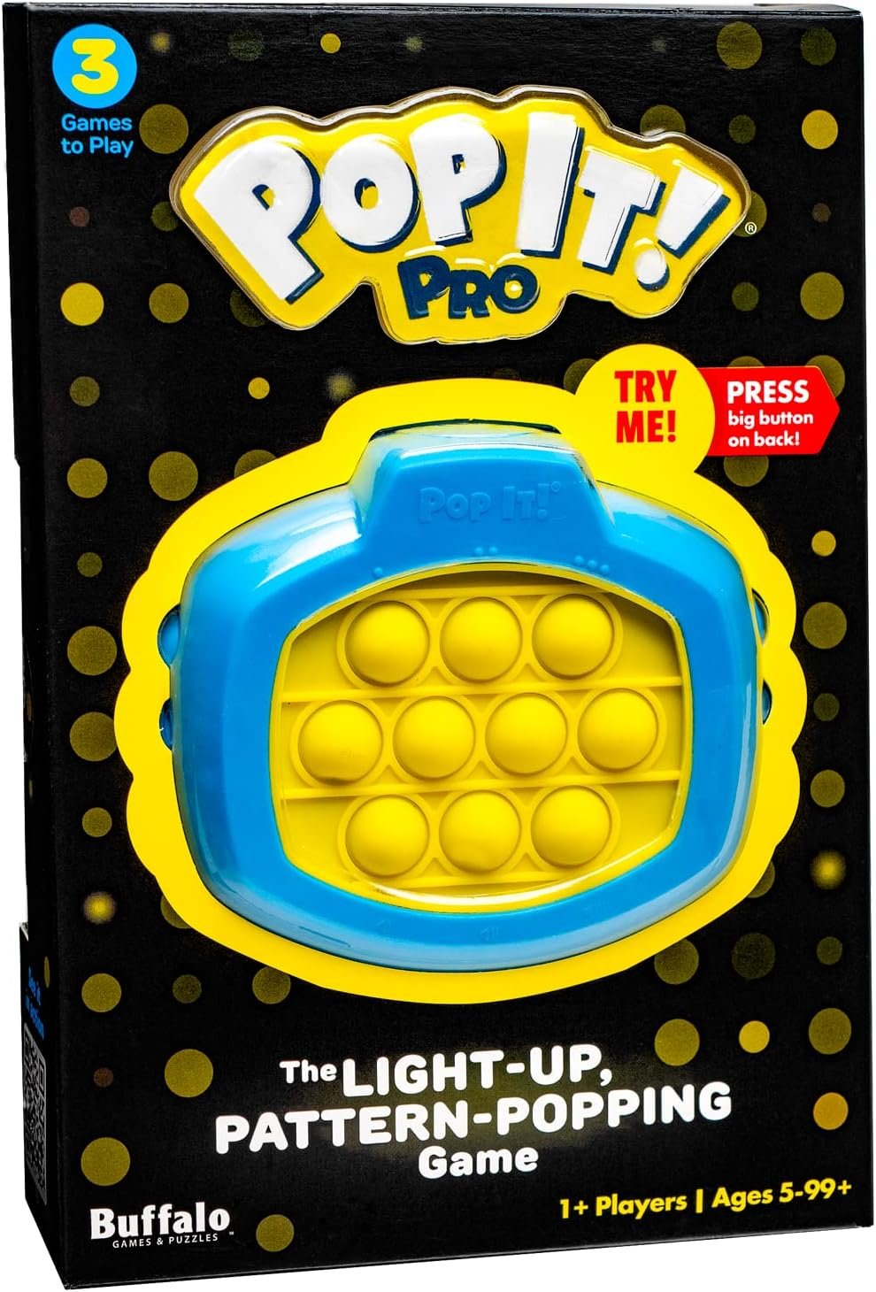 Chuckle & Roar Pop It Pro Electronic Pattern Game - Multicolor, Classic, Ages 5+, 1+ Players - Sensory Toy for Travel - Learning Game for Focus - Interactive Toy for Multiplayer Fun - Image 2