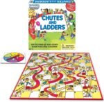 Classic Chutes and Ladders, with 1970's Art, by Winning Moves Games USA | 2-4 Players, Ages 3+ - Image 2