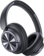 Hybrid Active Noise Cancelling Headphones 120H Playtime Wireless Headphones Bluetooth 6.0 Over Ear Headphones with 6 ENC HD Call Mic, Hi-Res 360° Spatial Audio ANC Headphone for Travel Workout Black - Image 2