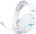 HyperX Cloud Flight 2 – Wireless Gaming Headset, Customizable RGB Lighting with Removable Earcup Plates, up to 100 Hours of Battery Life, 2.4GHz & Bluetooth, Multi-Platform Compatibility - White - Image 2