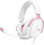 HyperX Cloud III – Wired Gaming Headset, PC, PS5, Xbox Series X|S, Angled 53mm Drivers, Memory Foam, Durable Frame, Ultra-Clear 10mm Mic, USB-C, USB-A, 3.5mm – Pink - Image 2