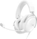 HyperX Cloud III – Wired Gaming Headset, PC, PS5, Xbox Series X|S, Angled 53mm Drivers, Memory Foam, Durable Frame, Ultra-Clear 10mm Mic, USB-C, USB-A, 3.5mm – White - Image 2