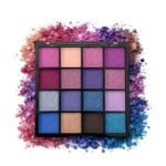 K'APEINE Eyeshadow Palette, Purple Matte Glitter Eye Shadow Palette Goth Eyeshade Kit 16 Colors Pigmented Eye Makeup Palette for Rave Parties, Music Festival, Performance, Costume and Halloween - Image 2