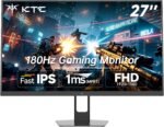 KTC Gaming Monitor 27 inch 180hz 1ms | Fast IPS Screen 1080p Monitor|2 x HDMI 2.0 &1 x Display Port 1.4 | Support Freesync and Wall Mount | 108% sRGB with HDR 10 - Image 2