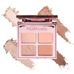 MCoBeauty Ultra Luxe Eyeshadow Quad - Cheeky Chat | Pink Nude Shimmer & Matte Eye Shadow Palette, Blendable, Buildable, Compact with Mirror, Vegan & Cruelty Free - Image 2