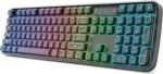 MOFII Upgraded Wireless Ergonomic Keyboard, BT/2.4Ghz Tri-Mode with Natural Curve, RGB Backlit, Rechargeable Battery, Full-Size for Computer/Laptop/Mac/MacBook, Pearl Black - Image 2