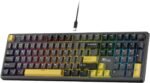RK ROYAL KLUDGE X104 Full Size Mechanical Keyboard, Wired Creamy Gaming Keyboard with Number Pad and Knob,104 Keys Computer Keyboard Linear Switch,RGB Backlit,Online Software for Wins/Mac - Image 2
