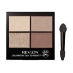 Revlon ColorStay Day to Night Eyeshadow Quad, Longwear Shadow Palette with Transitional Shades and Buttery Soft Feel, Crease & Smudge Proof, 500 Addictive, 0.16 oz - Image 2
