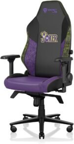 Secretlab Titan Evo The Joker Gaming Chair - Reclining - Ergonomic & Comfortable Gaming Chair with 4D Armrest - Magnetic Head Pillow & 4-Way Lumbar Support - Small - Black/Purple - Leatherette - Image 2