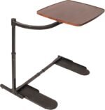 Stander Wonder Tray, Adjustable Swivel Table, Large Laptop Stand, Couch Desk, Side Tables & Gaming Bench, TV-Trays for Eating on Couches, Chairs, Recliners, Walnut - Image 2