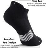 Gonii Ankle Socks for Women Cushioned No Show Athletic Running 5 Pairs | Anti-Blister,Breathable,Moisture-wicking,Arch support,Heel tab,Reinforced mesh,Comfortable,Low profile fits all shoes - Image 3