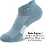 Gonii Ankle Socks for Women Cushioned No Show Athletic Running 5 Pairs | Anti-Blister,Breathable,Moisture-wicking,Arch support,Heel tab,Reinforced mesh,Comfortable,Low profile fits all shoes - Image 5