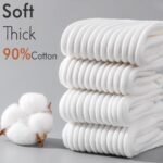 HONGTEYA Slouchy Crew Socks For Women,Scrunch Cotton Cozy Workout Socks | Mid Calf Scrunch Boot Socks Size 5-11, Cozy Slouch Casual Athletic Socks, All Season Gifts For Women - Image 4