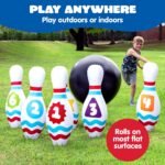 JOYIN Giant Inflatable Bowling Set for Kids and Adults, Christmas Birthday Party Games, Kids Education Motor Skills Toys - Image 3