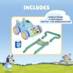 BLUEY Bubble Lawn Mower for Toddlers, Bubble Blowing Machine with Sound for Indoor and Outdoor Gardening Toy, Plays Bluey Music, Birthday, Party Favor for Preschool Girls and Boys - Image 3