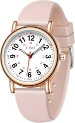 CIVO Nurse Watches for Women Men: Analog Waterproof Watch with Second Hand | Easy Read Dial, 12/24 Hour Military Time, Nursing, Gifts for Medical Student Nurses Doctors Ladies - Image 2