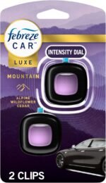 Febreze Car Mountain Scent Air Freshener Vent Clip, .07 oz, 2 Count - Image 2